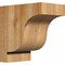 Ekena Millwork Newport Rough Sawn Corbel, Western Red Cedar, 6"W x 10"D x 10"H COR06X10X10NEW00RWR - alternate 1